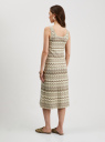 Платье миди ажурной вязки oodji для Женщины (зеленый), 63912246-2/52621/6637O