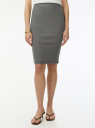 Юбка миди трикотажная oodji для Женщины (серый) Юбка миди трикотажная oodji для Женщины (серый), 14101105/48037/2509M