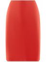 Юбка прямого силуэта базовая oodji для Женщины (красный), 21608006-3B/14522/4500N