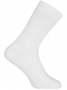 Комплект высоких носков (3 пары) oodji для мужчины (белый), 7B233001T3/47469/1000N