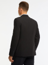 Пиджак классический на пуговице oodji для мужчины (черный), 2B430001M-2/18600/2900N