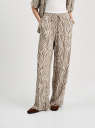 Брюки широкие из вискозы oodji для Женщины (бежевый), 13F09007/50825/3333A