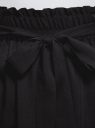 Капри из вискозы на резинке oodji для женщины (черный), 13F00003/26346/2900N