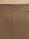Брюки зауженные на эластичном поясе oodji для Женщины (коричневый), 11703091B/18600/3703N