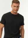 Футболка из хлопка oodji для Мужчины (черный) Футболка из хлопка oodji для Мужчины (черный), 5B611004M/46737N/2900N