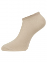 Комплект укороченных носков (6 пар) oodji для женщины (разноцветный), 57102433T6/47469/133