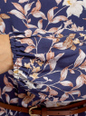 Платье вискозное с ремнем oodji для Женщины (синий), 11900150-20B/42540/7933F