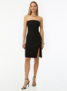 Платье-бандо со съемными бретелями oodji для Женщины (черный) Платье-бандо со съемными бретелями oodji для Женщины (черный), 12C22001/51847/2900N