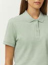 Поло базовое из хлопка oodji для Женщины (зеленый) Поло базовое из хлопка oodji для Женщины (зеленый), 19301010B/46161/6500M