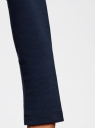 Платье трикотажное приталенное oodji для женщины (синий), 14011005/38261/7900N