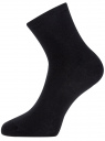 Комплект из трех пар носков oodji для женщины (черный), 57102466T3/47469/2900N
