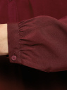 Блузка с отложным воротником oodji для женщины (красный), 11400456/42540/4900N