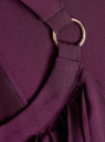 Платье макси с завязками на талии oodji для женщины (фиолетовый), 11911009/42629/8800N