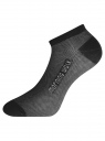 Комплект укороченных носков (3 пары) oodji для женщины (черный), 57102604T3/48022/4