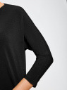 Платье свободного силуэта с рукавом "летучая мышь" oodji для женщины (черный), 24008311/46064/2900N