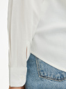 Блузка базовая из вискозы oodji для женщины (белый), 11411136B/26346/1200N