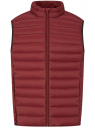 Жилет стеганый с воротником-стойкой oodji для Мужчины (красный) Жилет стеганый с воротником-стойкой oodji для Мужчины (красный), 1B811004M/25278N/4929B