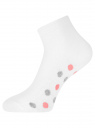 Комплект укороченных носков (6 пар) oodji для женщины (разноцветный), 57102418T6/47469/39