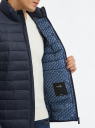 Куртка стеганая на молнии oodji для Мужчины (синий), 1B121002M/33445/7979B