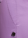 Брюки-чиносы с ремнем oodji для женщины (фиолетовый), 11706190-5B/32887/8000N