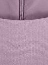 Платье из плотной ткани с овальным вырезом oodji для женщины (фиолетовый), 11907004-1/42793/8000N