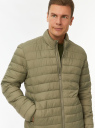 Куртка стеганая на молнии oodji для Мужчины (зеленый) Куртка стеганая на молнии oodji для Мужчины (зеленый), 1B121001M/33445/6601N