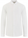 Рубашка приталенная с длинным рукавом oodji для Мужчины (белый) Рубашка приталенная с длинным рукавом oodji для Мужчины (белый), 3B110034M-1/49838N/1000N