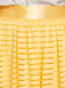 Юбка плиссированная на эластичном поясе oodji для Женщины (желтый), 14102018/33520/5200N