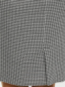 Платье приталенное с коротким рукавом oodji для Женщины (черный), 12C13015-1/45768/2912C
