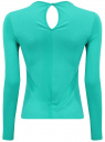 Трикотажная блузка oodji для женщины (зеленый), 21311030/45099/6D29L