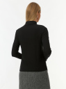 Водолазка из рельефной ткани oodji для Женщины (черный) Водолазка из рельефной ткани oodji для Женщины (черный), 15E11034/50683/2900N