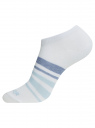 Комплект укороченных носков (3 пары) oodji для Женщины (разноцветный), 57102433T3/47469/176
