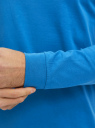 Поло из хлопка с длинным рукавом oodji для Мужчина (синий), 5B501001M-2/47420/7500N