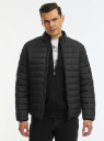 Куртка стеганая с воротником-стойкой oodji для Мужчины (черный), 1B111008M/49002N/2900N