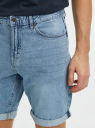 Шорты джинсовые с отворотами oodji для Мужчины (синий), 6B220013M-4/50815/7000W