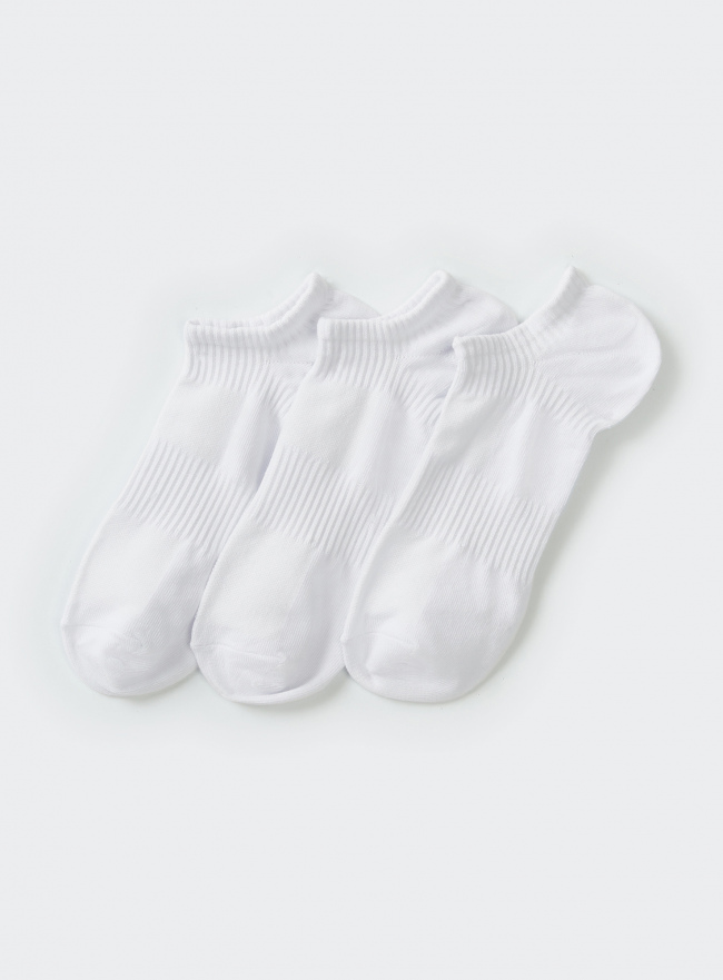 Комплект носков (3 пары) oodji для Мужчины (белый), 7B231003T3/47469/1000N