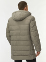 Куртка удлиненная с капюшоном oodji для Мужчины (зеленый) Куртка удлиненная с капюшоном oodji для Мужчины (зеленый), 1L113003M-1/50813/6800M