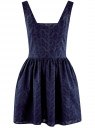 Платье женское oodji для женщины (синий), 11900192/42854/7900N