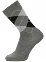 Комплект высоких носков (3 пары) oodji для Мужчины (разноцветный), 7B233001T3/47469/91
