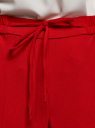 Брюки зауженные на завязках oodji для Женщины (красный), 11709038-3/46955/4500N