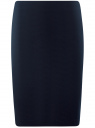 Юбка прямого силуэта базовая oodji для женщины (синий), 21608006-3B/14522/7900N