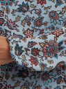 Платье из струящейся ткани с ремнем oodji для Женщины (синий), 11900150-22B/43414/7043F