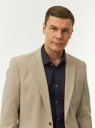 Пиджак классический приталенного силуэта oodji для Мужчины (бежевый), 2B420040M-9/18600/3500N
