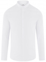 Рубашка приталенная с воротником-стойкой oodji для Мужчины (белый), 3B140004M/34146N/1000N