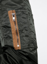 Куртка утепленная мужская oodji для мужчины (зеленый), 1L402008M/39022N/6600N