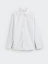 Рубашка фактурная oodji для Женщины (белый), 13K03020-1/50982N/1000N