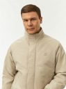 Куртка-бомбер на молнии oodji для Мужчины (бежевый), 1L511092M-1/53104/3500N