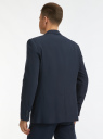 Пиджак классический на пуговице oodji для Мужчина (синий), 2B430001M-2/18600/7901N