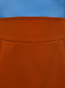 Юбка короткая с карманами oodji для женщины (коричневый), 11605056-3B/18600/3100N