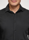 Рубашка базовая из хлопка oodji для мужчины (черный), 3B140009M/34146N/2900N